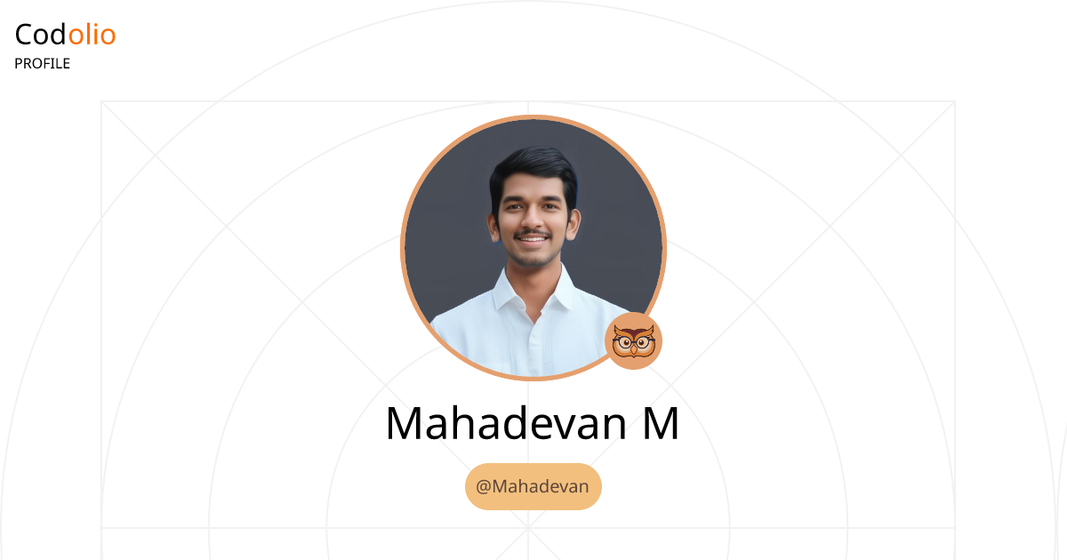Mahadevan | Codolio | Codolio