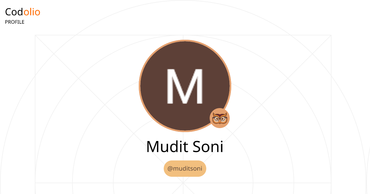muditsoni | Codolio | Codolio